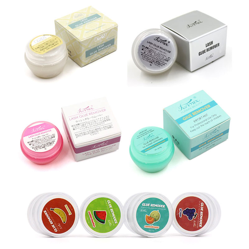 Eyelash Extension Gel Remover - 10pcs Fruit Flavour Eyelash Glue Remover