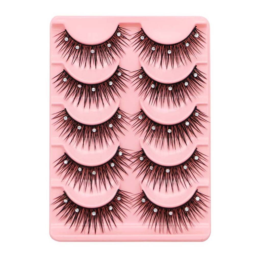 Eyelash Extension For Big Eyes - Makeup Tool Shiny Rhinestone Long Lasting
