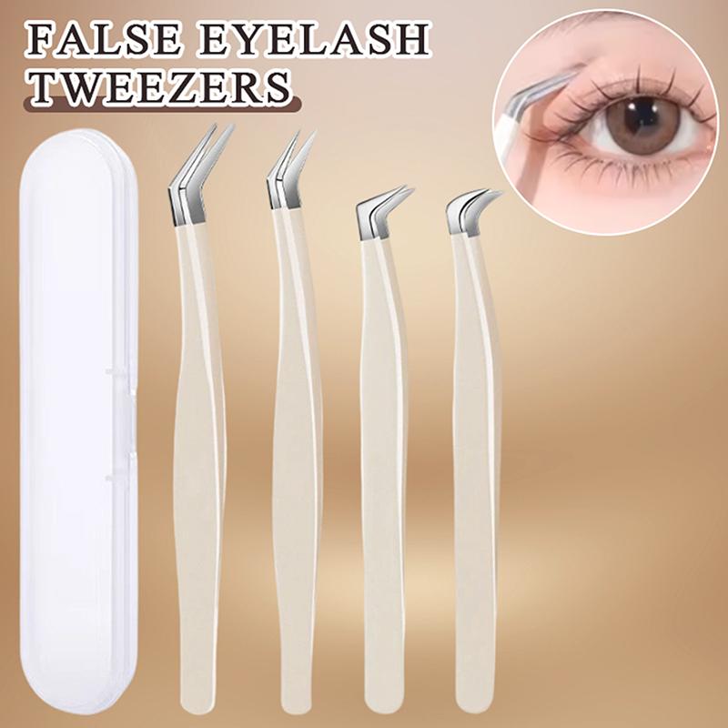 Eyelash Extension Salon - (BF06)False Eyelash Tweezer With Storage Case