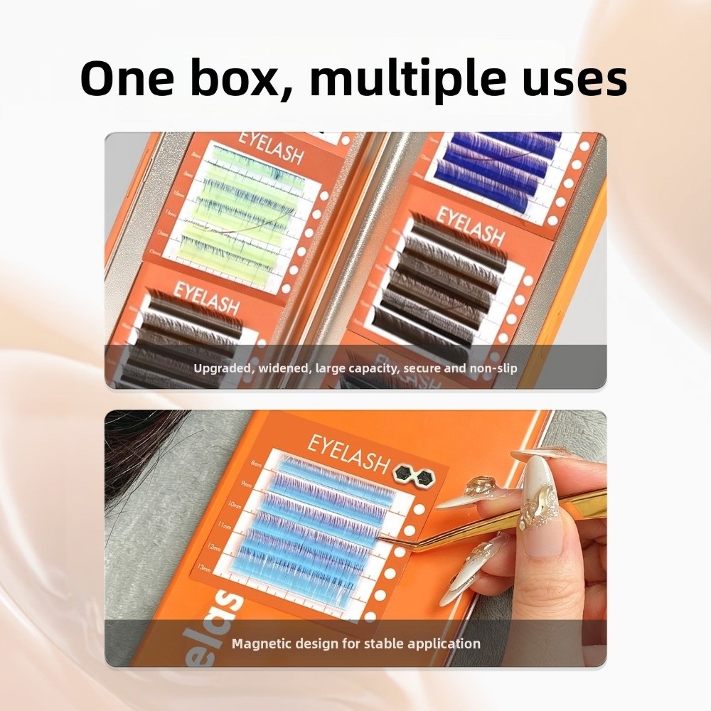 Portable Magnetic Storage Box  - Eyelash Extension Salon ulasan dan harga
