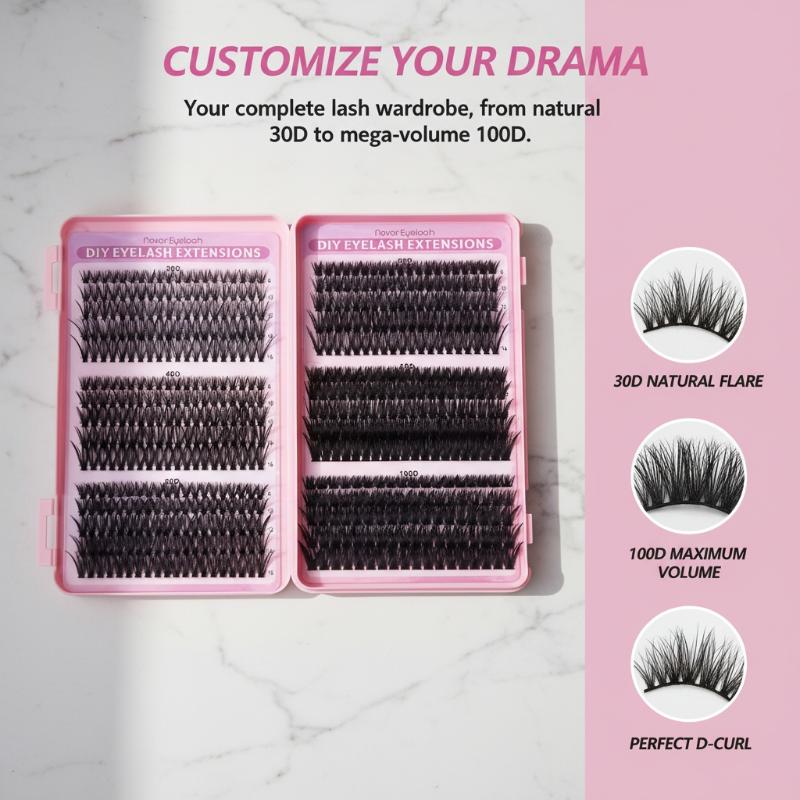30D 100D Cluster Lashes Natura - Eyelash Extension Kits ulasan dan harga