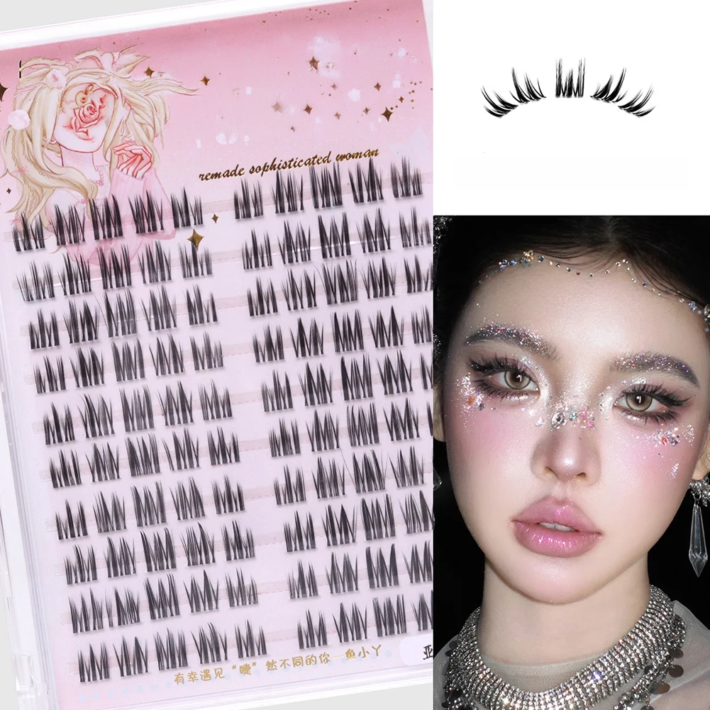 Reusable Spiky Segmented Clust - Eyelash Extension For Big Eyes ulasan dan harga