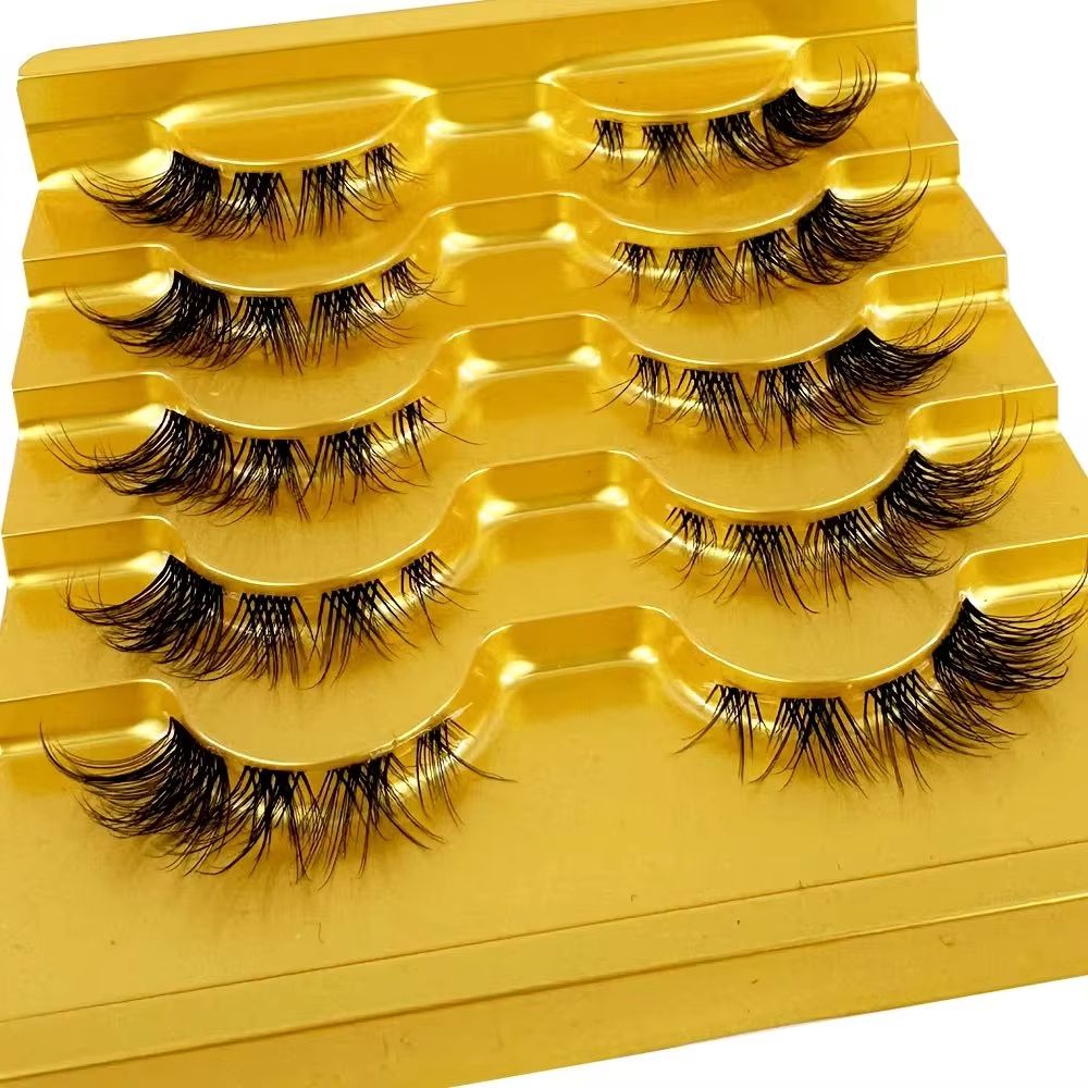 5pairs Mink Eyelashes Invisibl - Eyelash Extension For Big Eyes ulasan dan harga