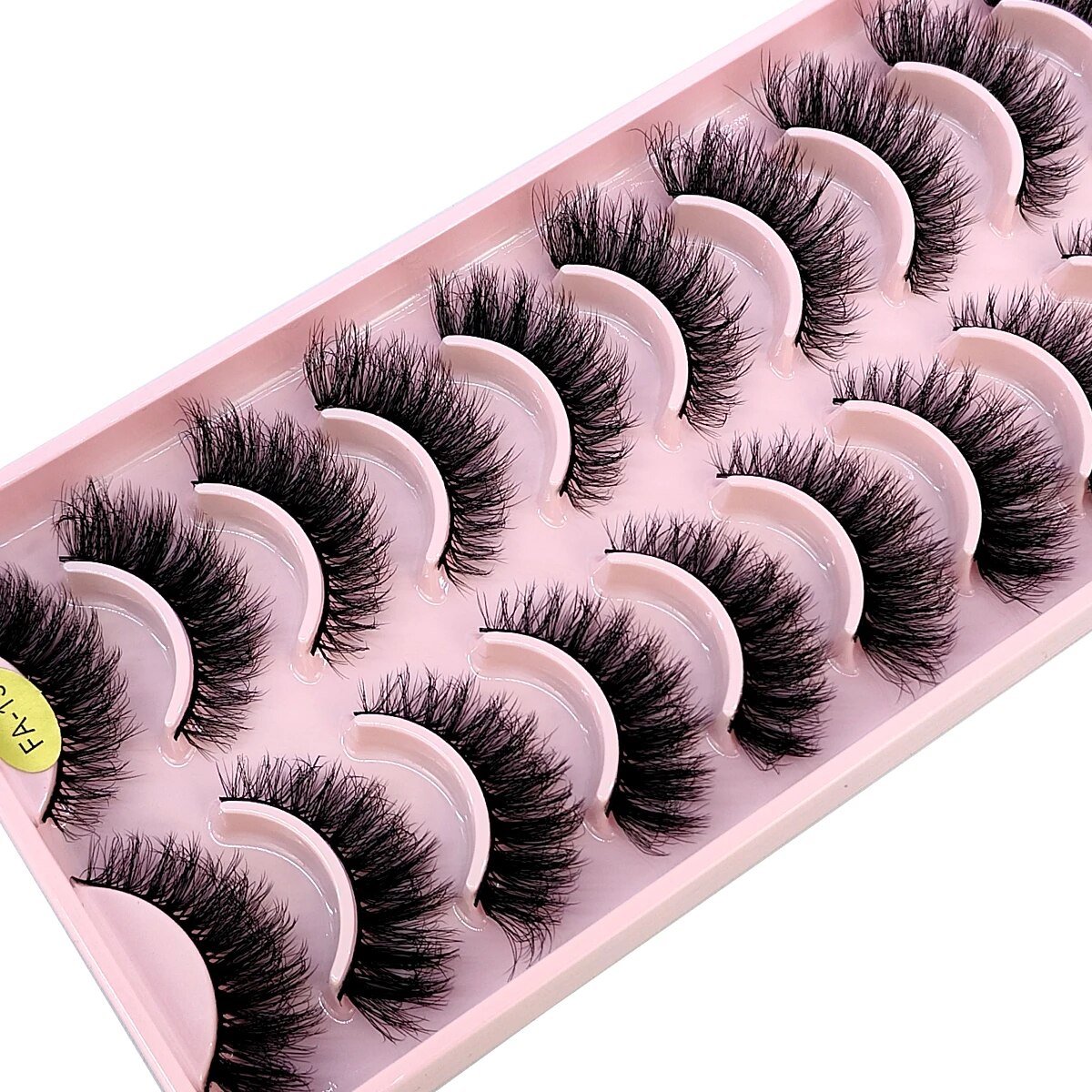 HBZGTLAD 10Pairs 3D Faux Mink  - Eyelash Extension For Big Eyes ulasan dan harga