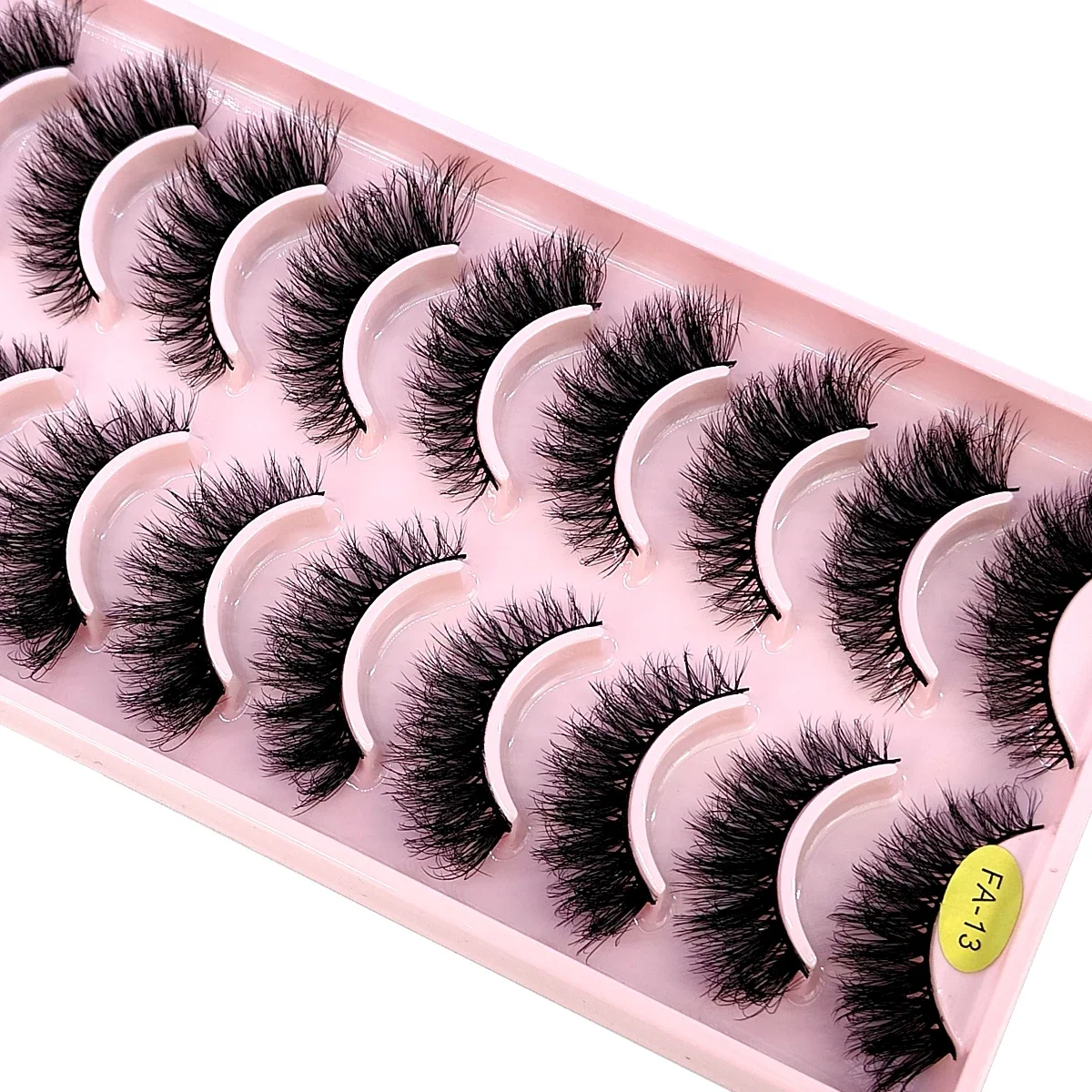 HBZGTLAD 10 Pairs 3D Mink Hair - Eyelash Extension For Big Eyes ulasan dan harga