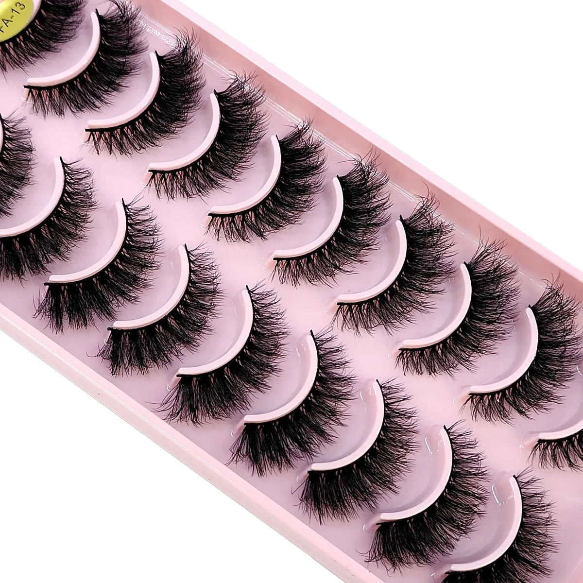 HBZGTLAD 10 Pairs 3D Mink Hair - Eyelash Extension For Big Eyes ulasan dan harga