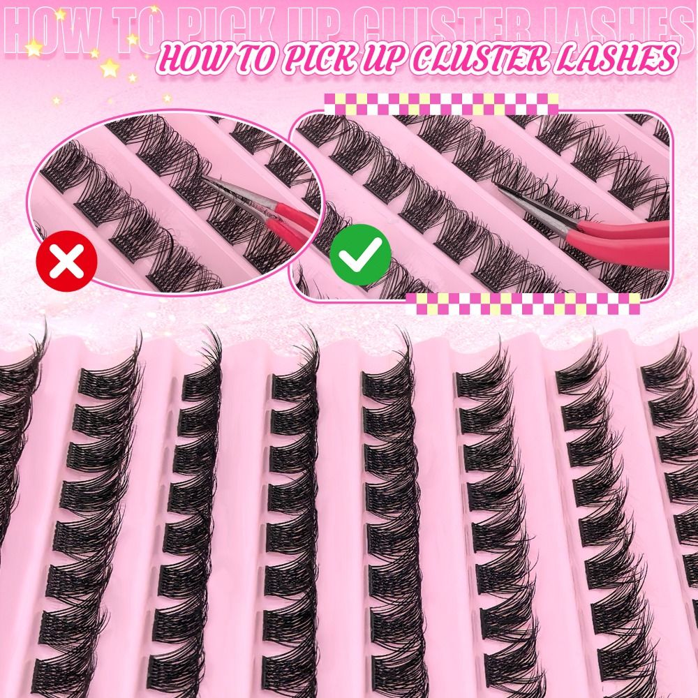Natural Look False Eyelashes W - Eyelash Extension Kits ulasan dan harga