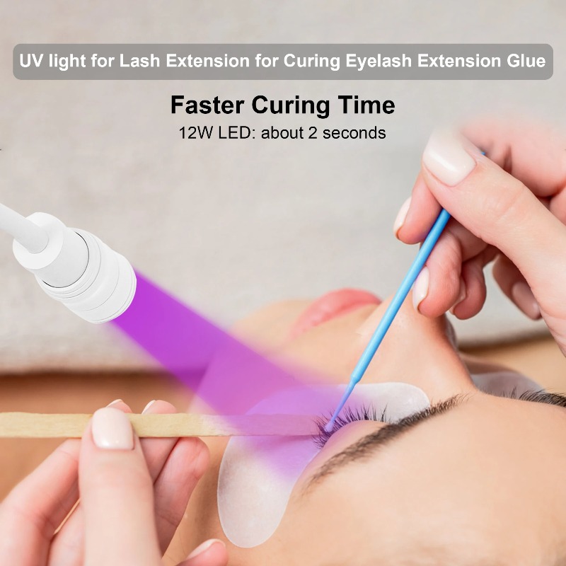 UV Eyelash Lamp Grafting Exten - Eyelash Extension Salon ulasan dan harga