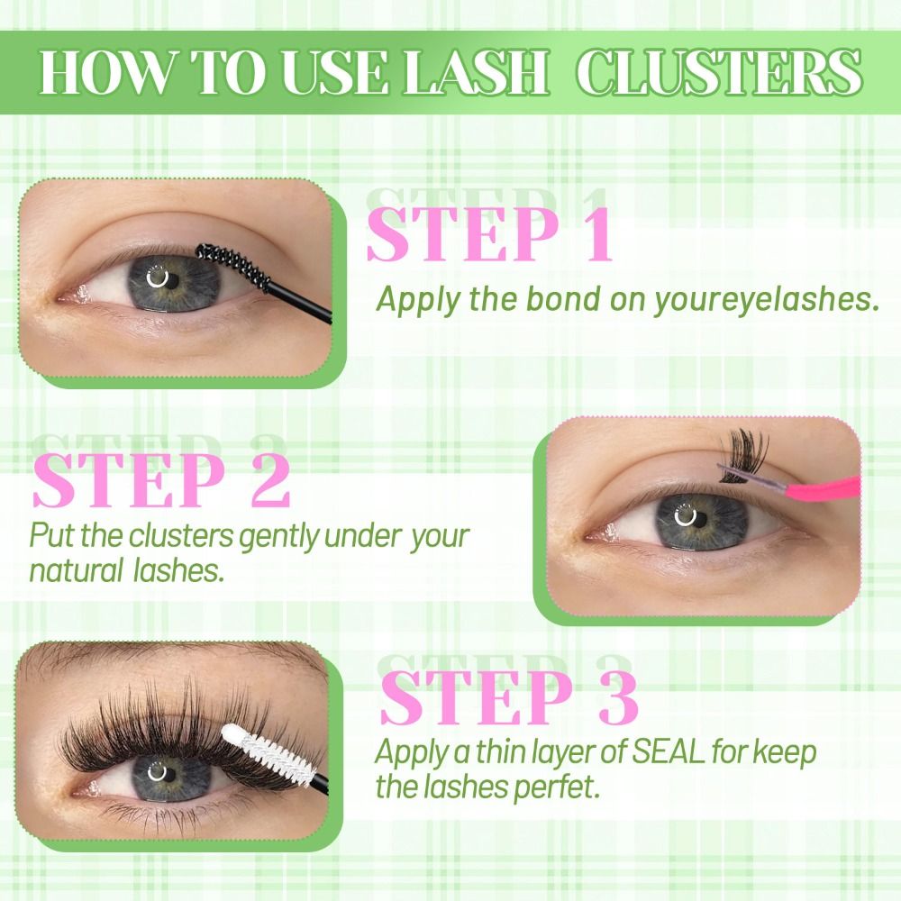 Natural Look False Eyelashes W - Eyelash Extension Kits ulasan dan harga