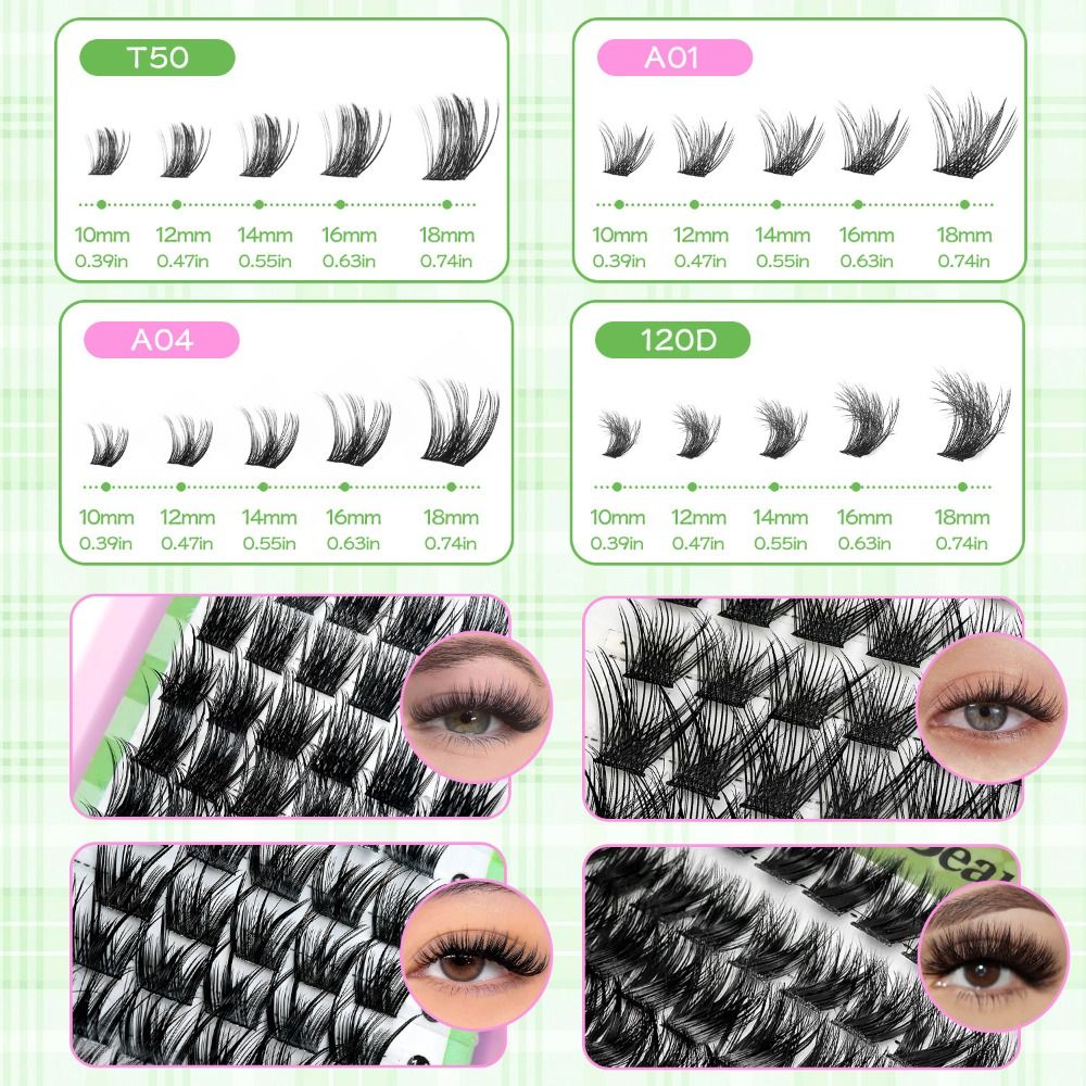 Natural Look False Eyelashes W - Eyelash Extension Kits ulasan dan harga