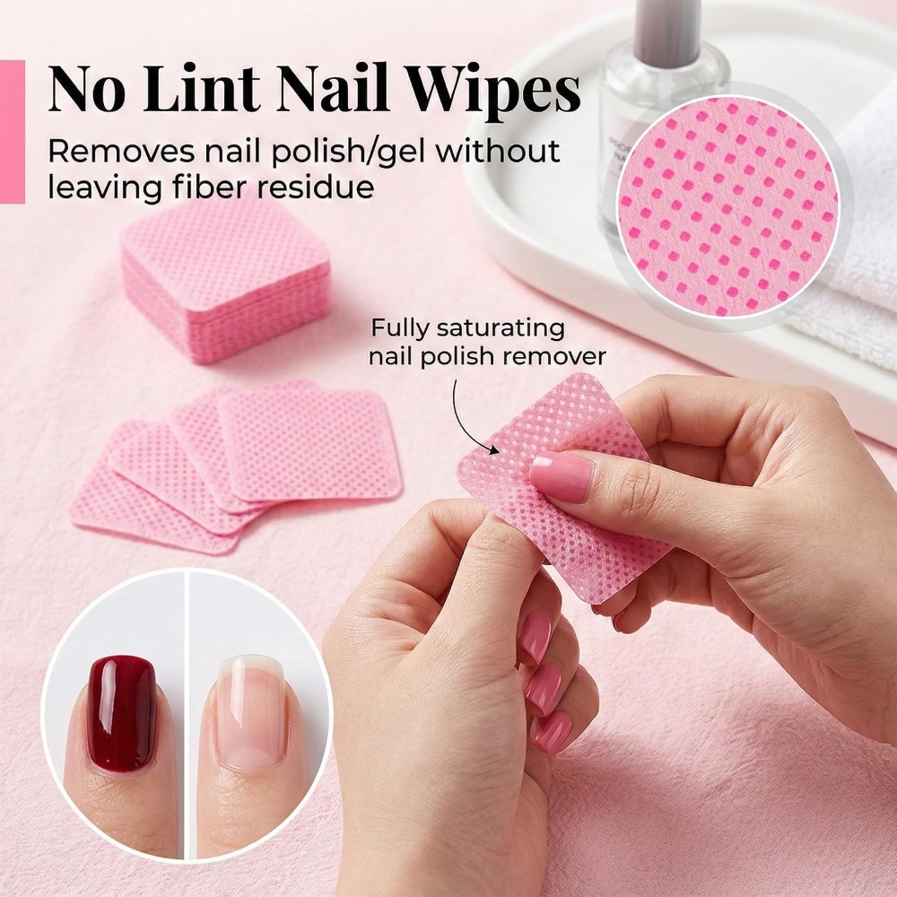 Lint Free Nail Wipes for Gel P - Eyelash Extension Gel Remover ulasan dan harga