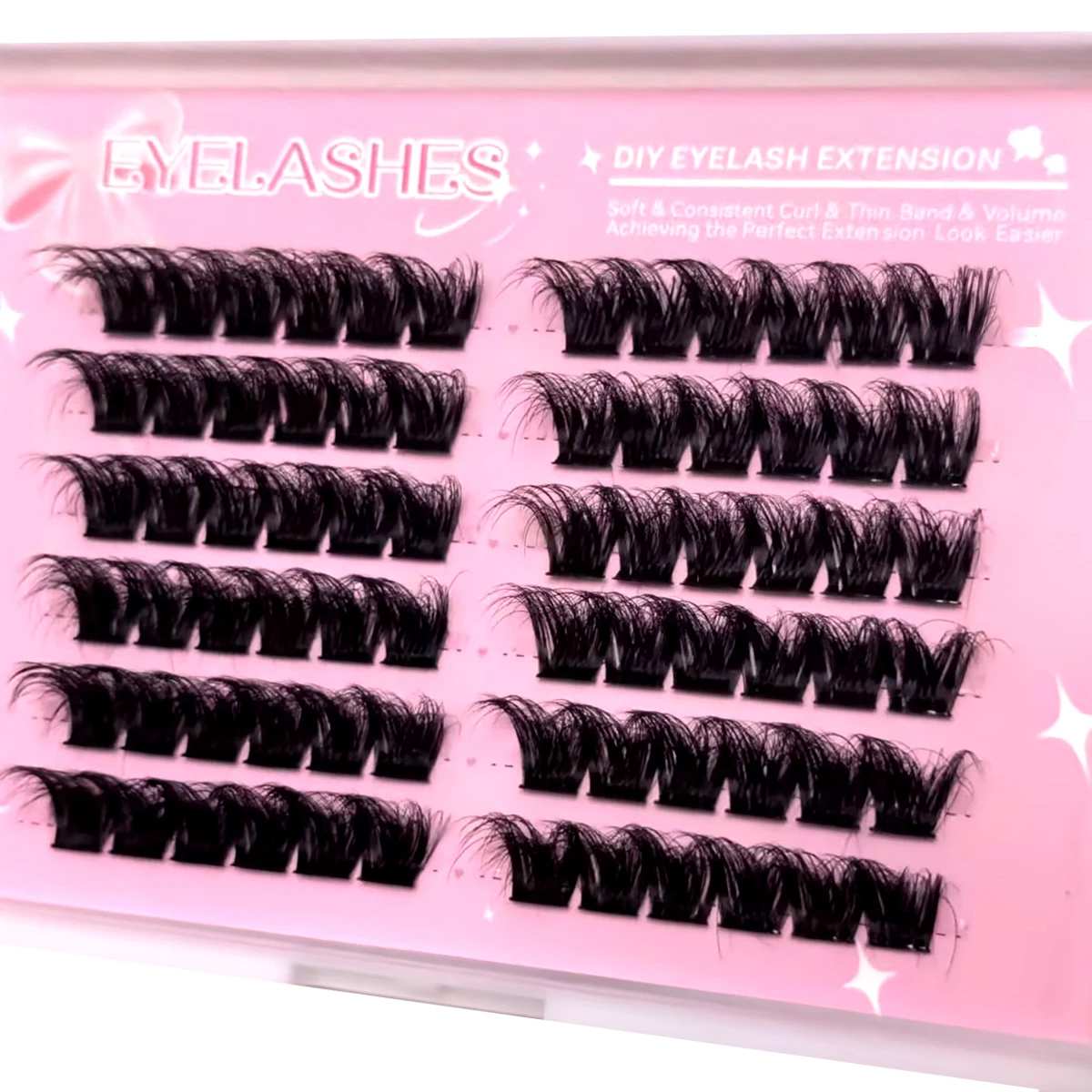 AMSDCN 10 rows false eyelash   - Eyelash Extension For Big Eyes ulasan dan harga