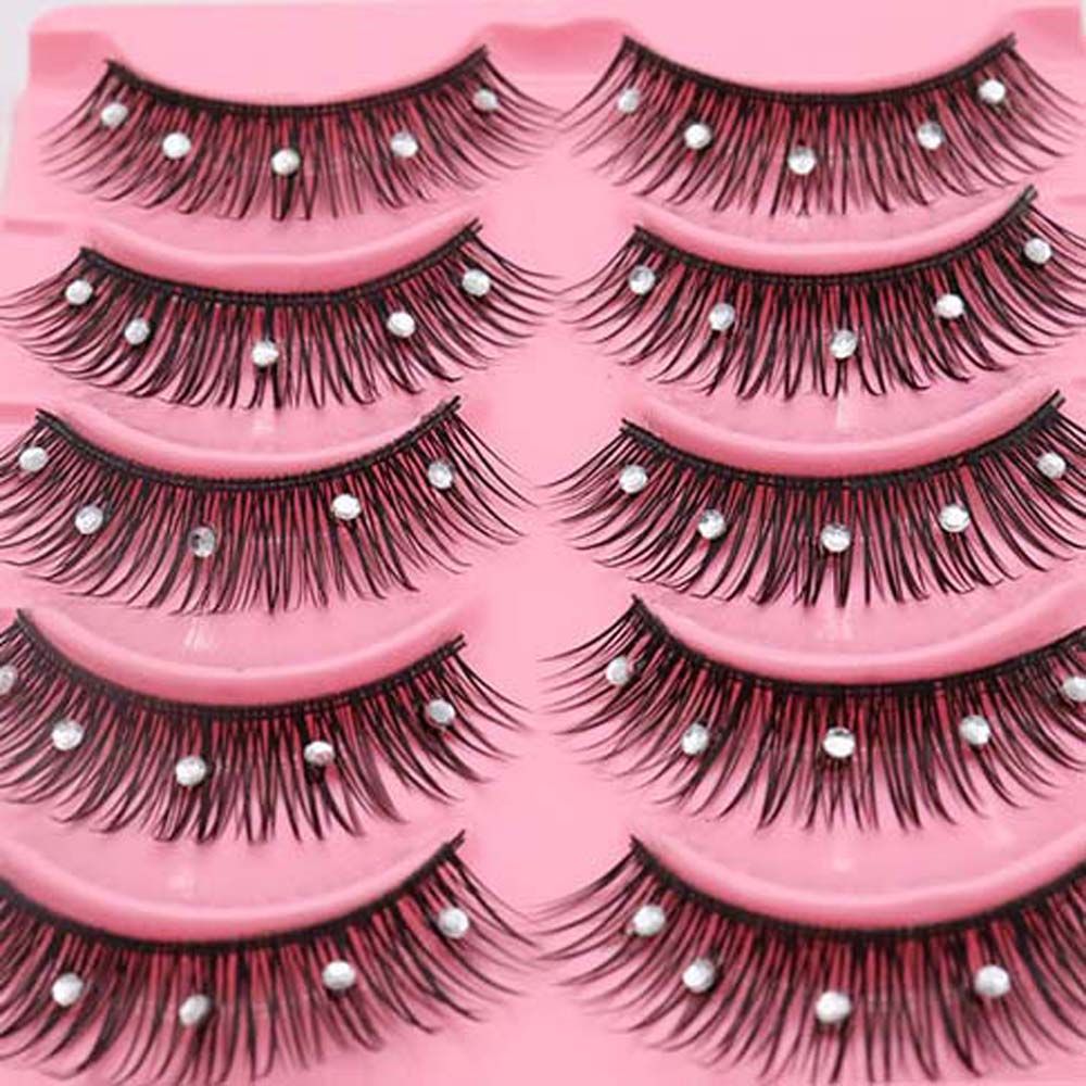 Makeup Tool Shiny Rhinestone L - Eyelash Extension For Big Eyes ulasan dan harga