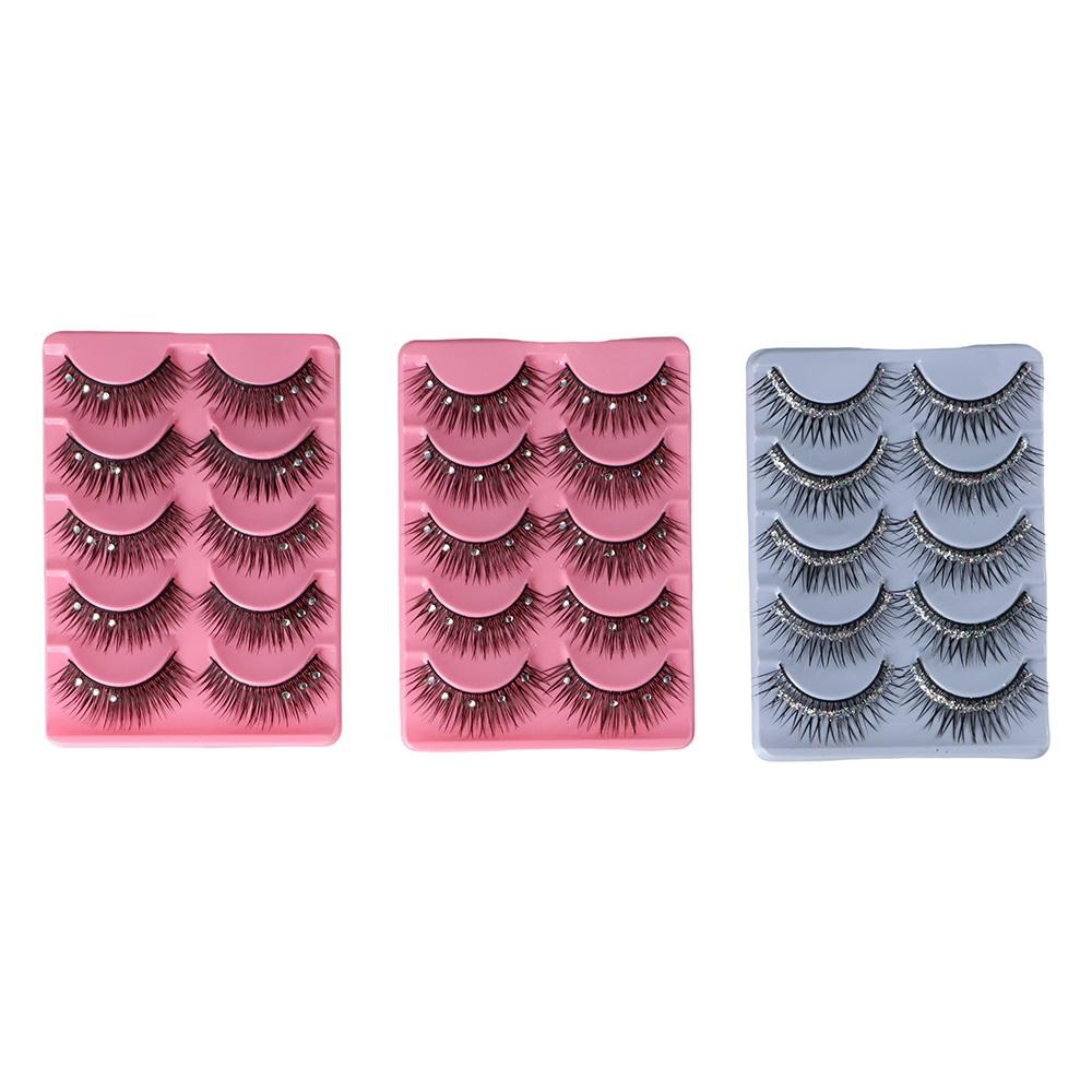 Rhinestone Glitter Sequins Lon - Eyelash Extension For Big Eyes ulasan dan harga