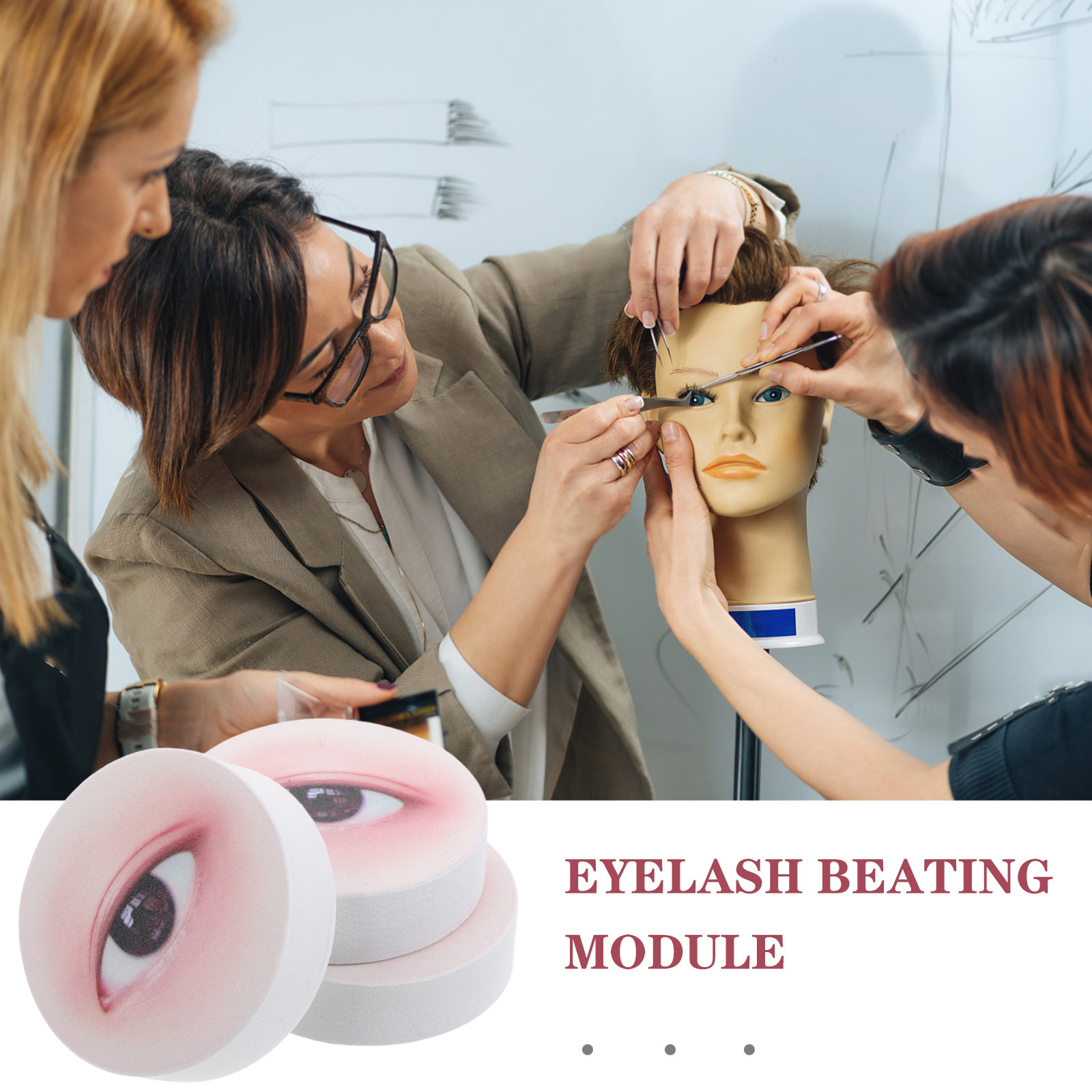 3Pcs Lash Extension Practice B - Eyelash Extension Salon ulasan dan harga