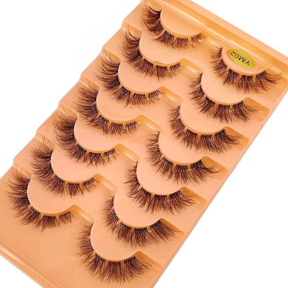 7pairs Mink Eyelashes Invisibl - Eyelash Extension For Big Eyes ulasan dan harga