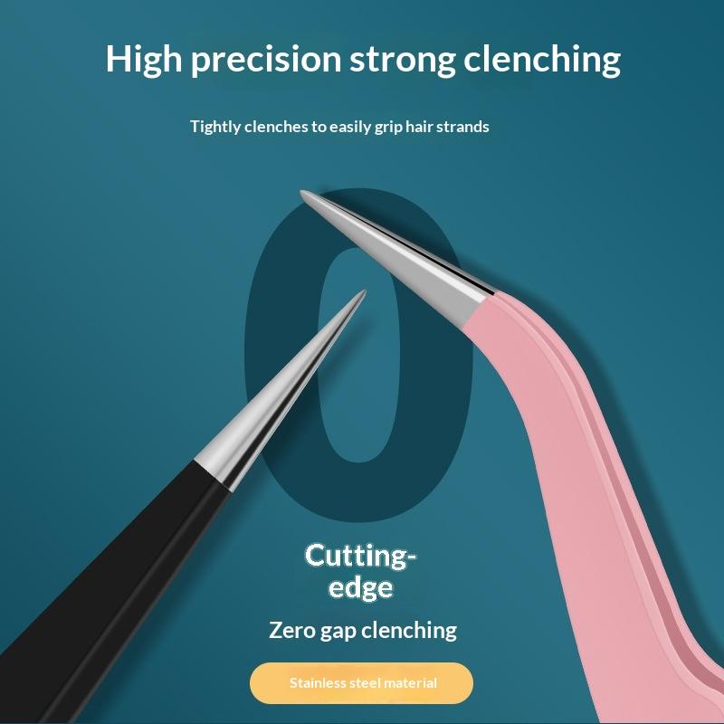 Stainless Steel Tweezers  Prec - Eyelash Extension Salon ulasan dan harga