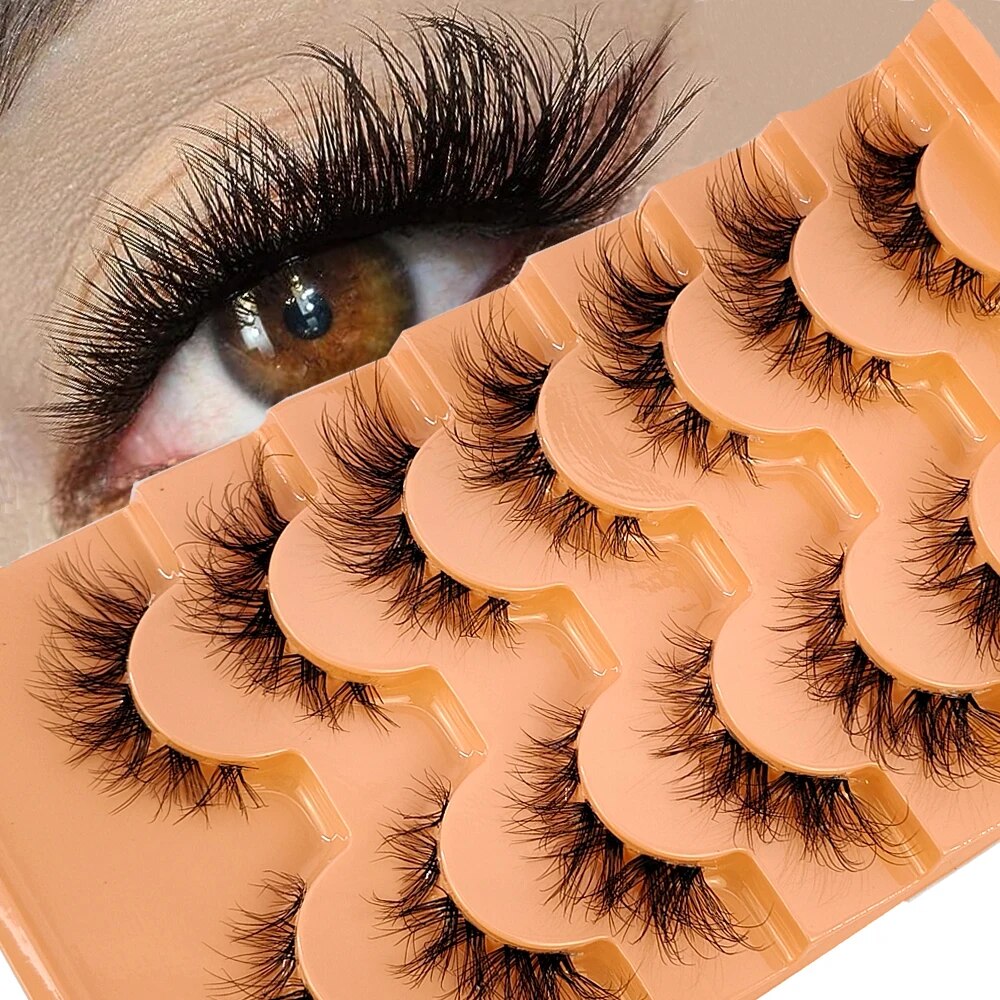 7pairs Mink Eyelashes Invisibl - Eyelash Extension For Big Eyes ulasan dan harga