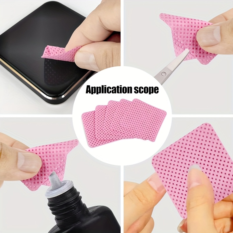50/100/200pcs Lint-Free Nail W - Eyelash Extension Gel Remover ulasan dan harga